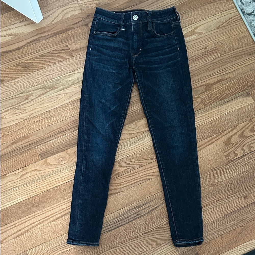 American Eagle Outfitters Dark Navy Skinny Jeans